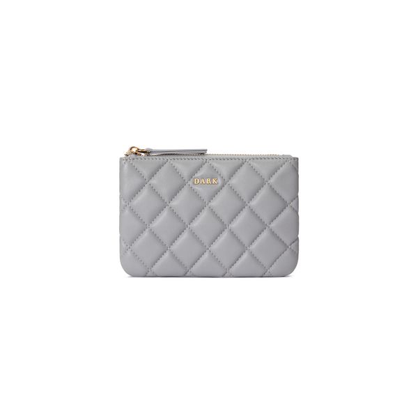 Leather Quilted Small Pouch