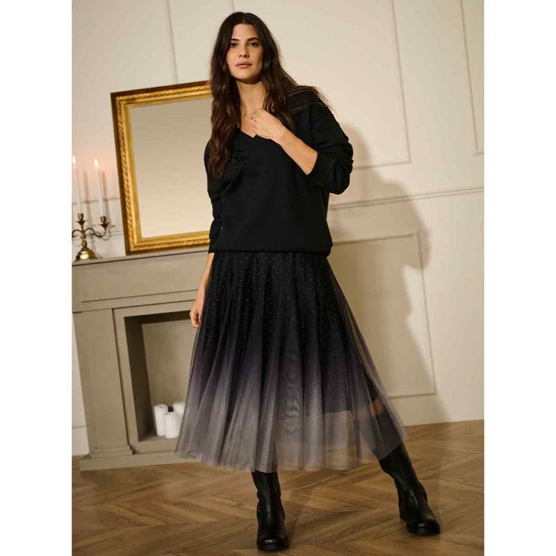 CRGlittery Mesh Skirt