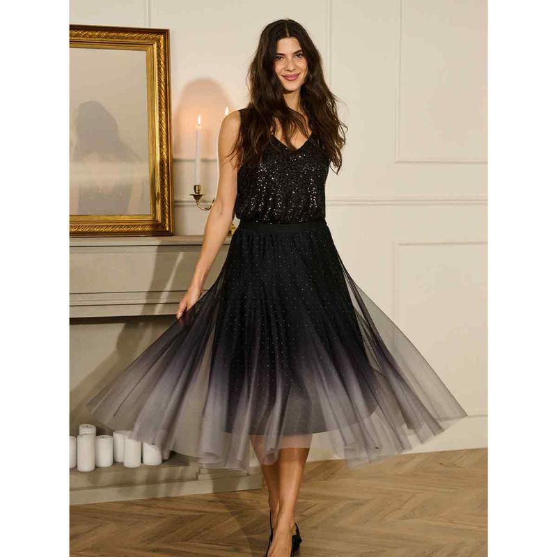 CRGlittery Mesh Skirt