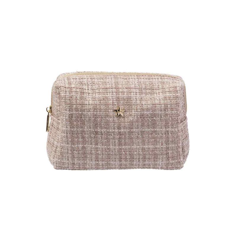 Tweed Makeup-Up Pouch Small